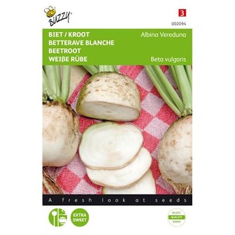 Bieten Albina Vereduna wit zaden voorkant