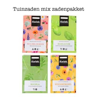 Geniet van je pensioen - Bedankje zadenpakket in jute zakje