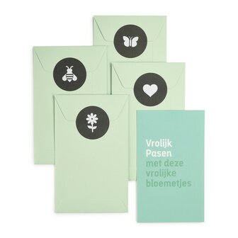 Vrolijk Pasen met deze vrolijke bloemetjes - Kwiek Groeibriefje