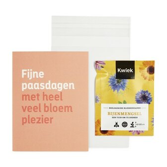 Fijne paasdagen met heel veel bloemplezier - Kwiek Plantkaart