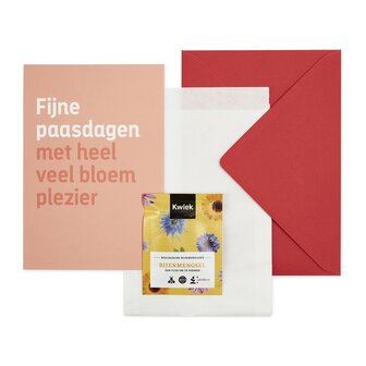 Fijne paasdagen met heel veel bloemplezier - Kwiek Plukkaart