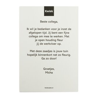 Vrolijk Pasen met deze vrolijke bloemetjes - Kwiek Plukkaart