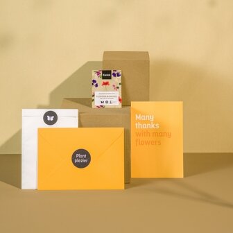 Vrolijk Pasen met deze vrolijke bloemetjes - Kwiek Plukkaart