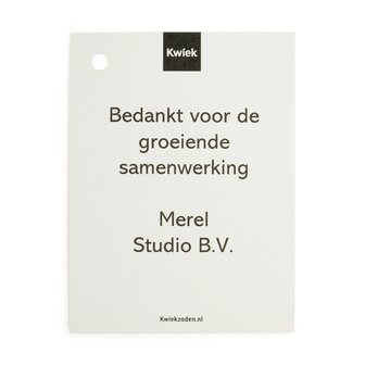 Kwiek Bloeitas - Fijne paasdagen met heel veel bloemplezier