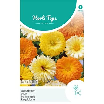 Goudsbloem Pacific Beauty gemengde zaden voorkant
