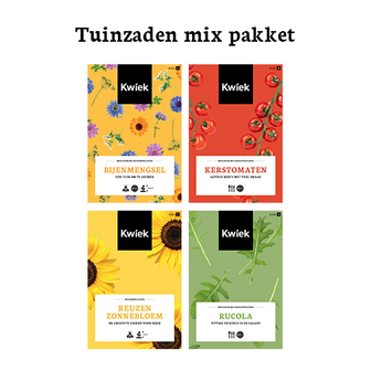 1000 bloemetjes bedankt - Bedankje zadenpakket in jute zakje