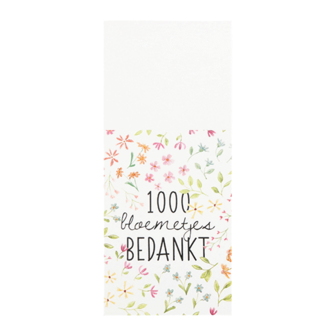 1000 bloemetjes bedankt - Bloembollen in kraft stazakje // MIJKSJE