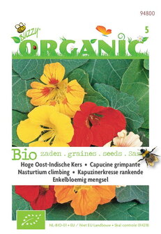 Biologische hoge Oost-Indische kers (gemengd) zaden