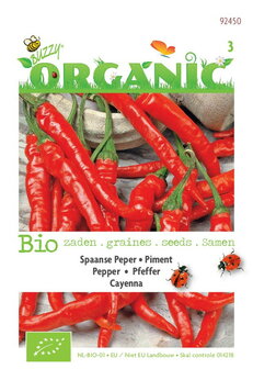 Biologische Peper Cayenna zaden