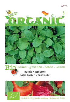 Biologische Rucola gewone zaden
