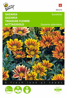 Gazania Sunshine gemengd zaden - voorkant