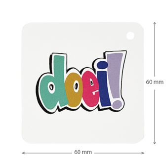 Tuinzaden zaaien - zaadbommetjes gooien - doei - kindertraktatie - label maatgeving