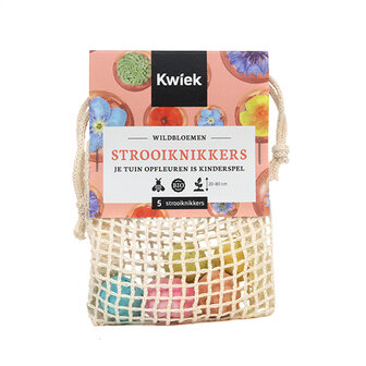 Netzakje met 5 zaadbommetjes - Kwiek StrooiKnikkers