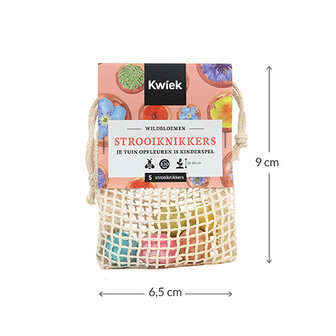 Netzakje met 5 zaadbommetjes - Kwiek StrooiKnikkers