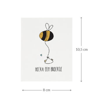 Hoera een broertje - Maatgeving
