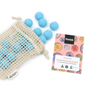 Zaadbommetjes per stuk - blauw