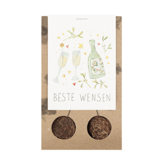 Beste wensen&nbsp;- Bloembollen in buidel // Mijksje