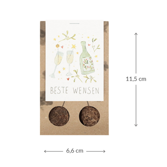 Beste wensen&nbsp;- Bloembollen in buidel // Mijksje