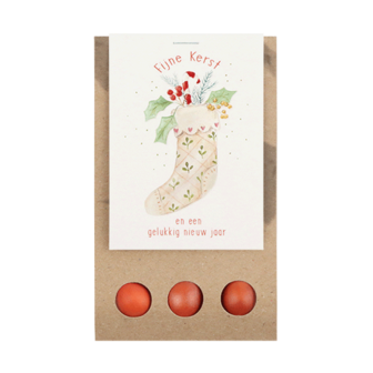 Fijne kerst - Bloembollen in buidel // Mijksje