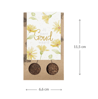 Jij bent goud waard - Bloembollen in buidel // Mijksje