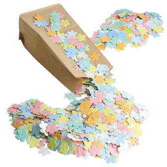 bloemetjes groeiconfetti bulk 150 gram - mix van kleuren 