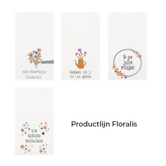 Brievenbus bedankje; groeiconfetti in pergamijn zakje met ansichtkaart in kraft envelop