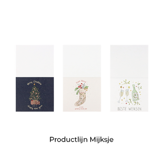 Brievenbus bedankje; groeiconfetti in pergamijn zakje met ansichtkaart in kraft envelop