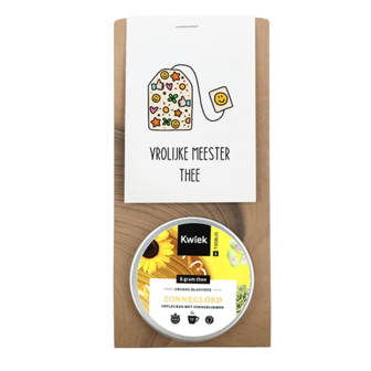 Bedankje voor de meester - thee in buidel