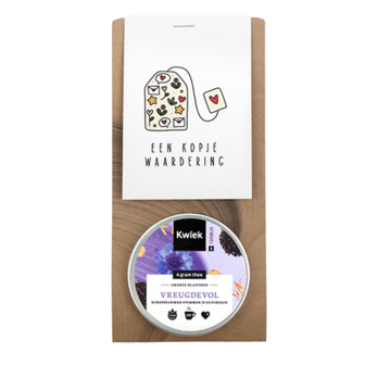 Thee in kraft buideltje met eigen ontwerp