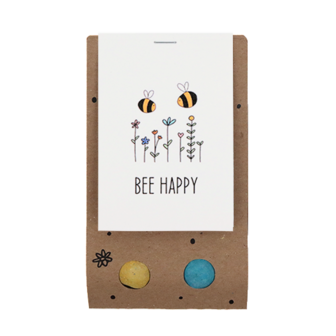Zaadbommetjes in buidel - Bee happy - Hoofdfoto