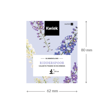 Ridderspoor zaden -  Kwiek Uitdeel zakjes (UITVERKOCHT)