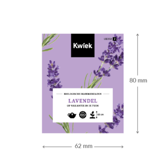 Biologische lavendel zaden -  Kwiek Uitdeel zakjes (UITVERKOCHT)