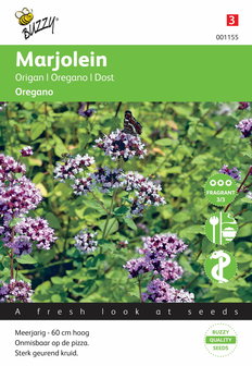 Marjolein - Oregano zaden - voorkant