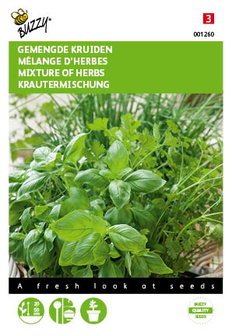 Gemengde Kruiden (basilicum, bieslook, koriander) - voorkant