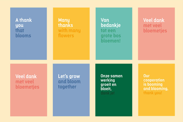 Kwiek Plukkaart - zaden bedankje/attentie