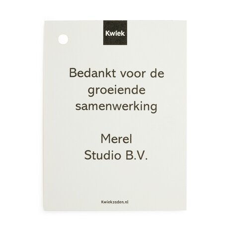 Kwiek Bloeitas - Fijne paasdagen met heel veel bloemplezier