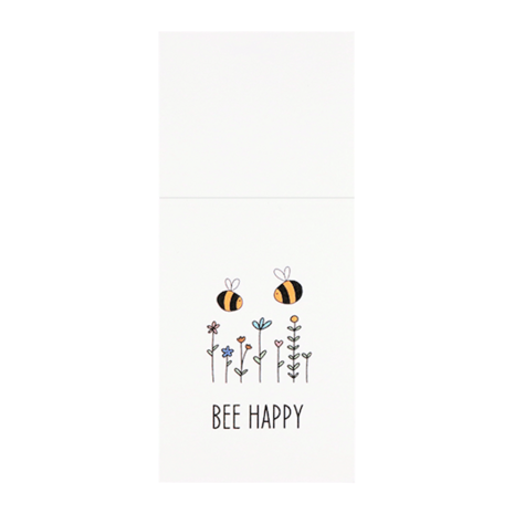 Bee happy - Zaadbommetjes in kraft stazakje