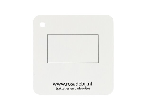 Tuinzaden zaaien - zaadbommetjes gooien - doei - kindertraktatie - label achterkant