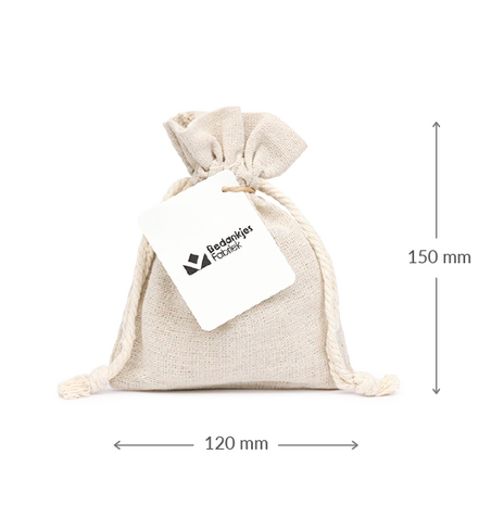 Bedankt lieve juf - Zaadbommetjes in linnenzakje // Annelies