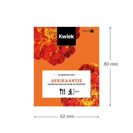 Afrikaantje zaden -  Kwiek Uitdeel zakjes (op = op)