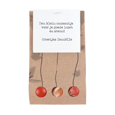 Bedankt voor de samenwerking - Bloembollen in buidel // Eef