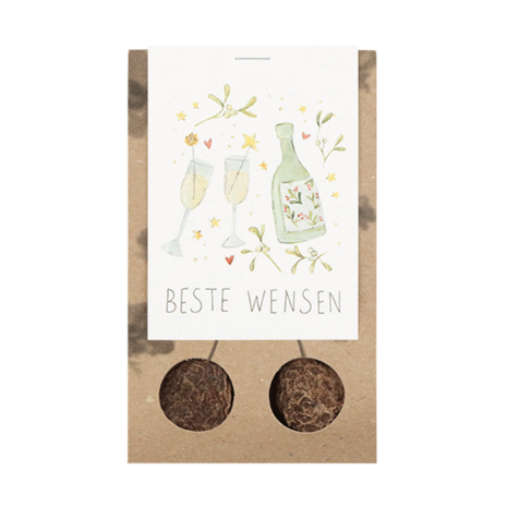 Beste wensen - Bloembollen in buidel // Mijksje