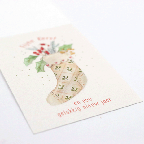 Fijne kerst - Bloembollen in buidel // Mijksje