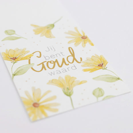 Jij bent goud waard - Bloembollen in buidel // Mijksje