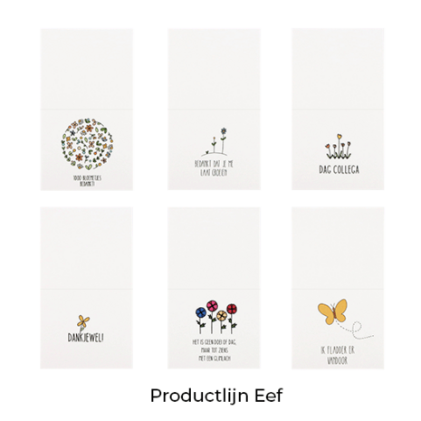 Brievenbus bedankje; groeiconfetti in pergamijn zakje met ansichtkaart in kraft envelop