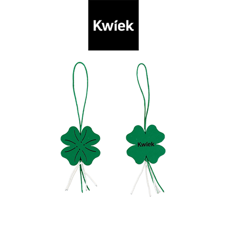 Kwiek Gelukshanger - Klaver voor- en achterkant