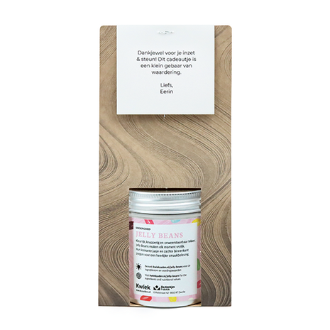 Een blikje vol geluk - Snoeptas met blikje snoep // Eef