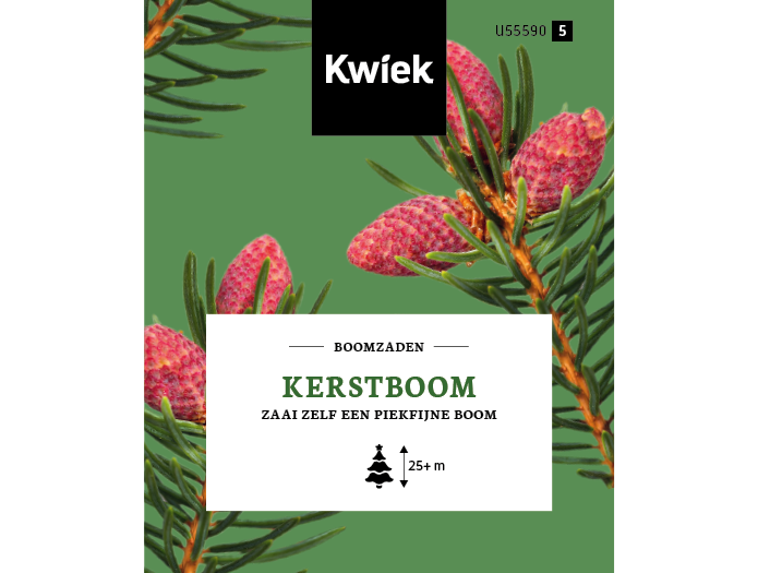 Kerstboom zaden (fijnspar) KWIEK Uitdeel zakjes