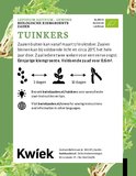 Biologische tuinkers zaden -  KWIEK Uitdeel zakjes_
