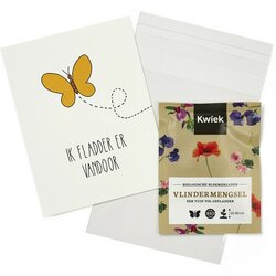 Ik fladder ervandoor - Traktatie zaden in bioplastic zakje